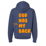 HOODIE -REJOICE ALWAYS-GOD HAS MY BACK